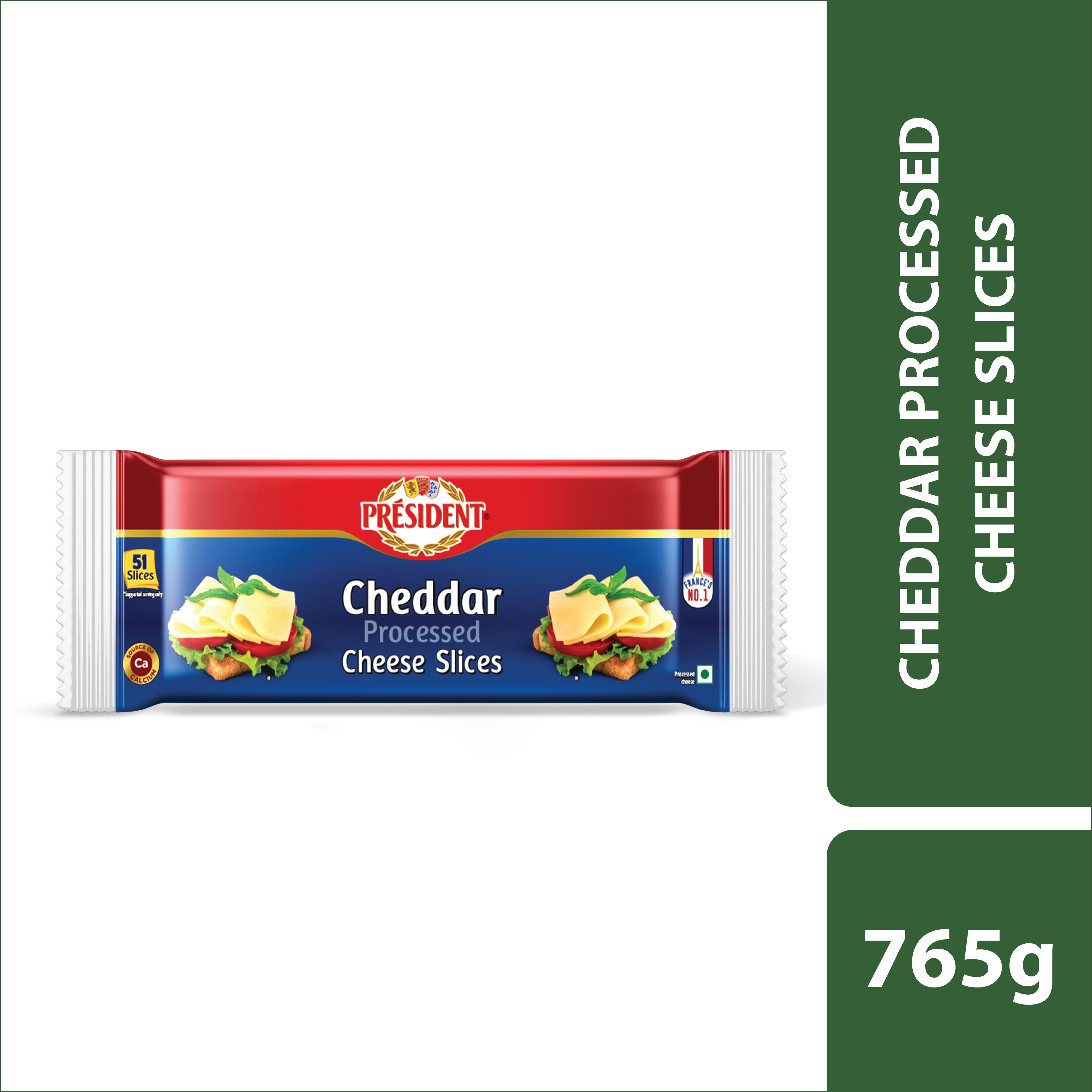 765G Cheddar Processed Cheese Slices 765G Cheddar Processed Cheese Slices
